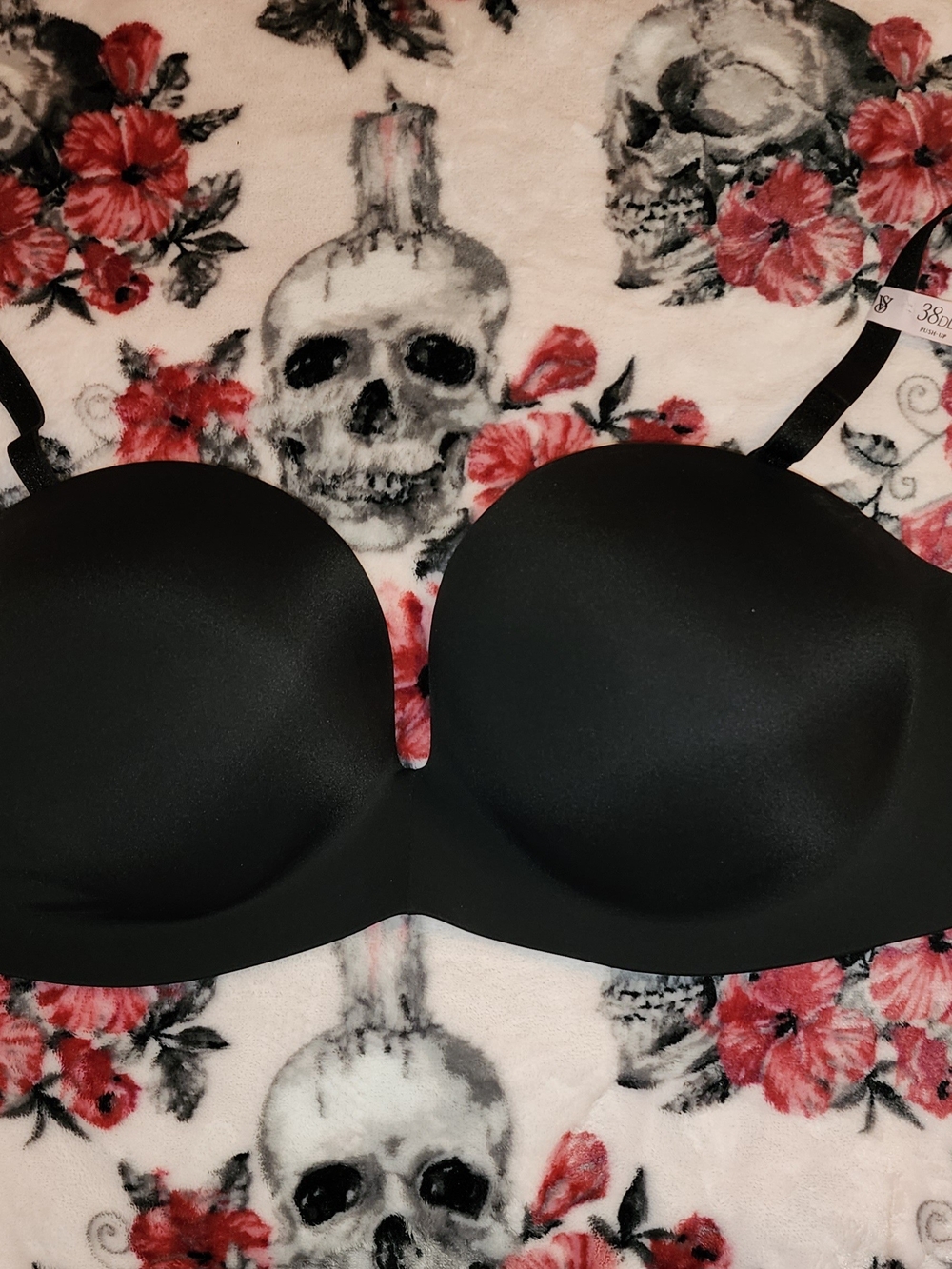 VS Black Strapless T-Shirt Push Up Bra - Women Intimates